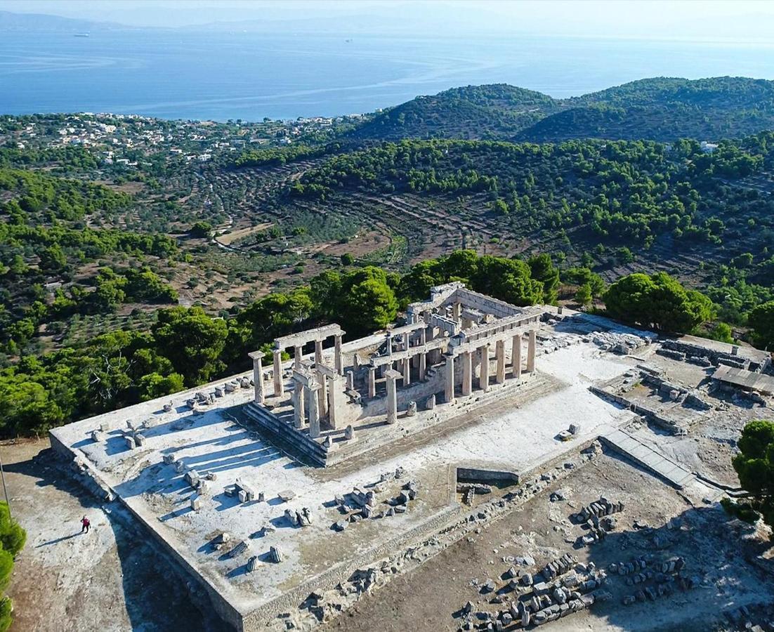 Παραθαλασσια Στουντιο Μιχαλιας Sea View Studio Michalias Agia Marina  Exteriör bild